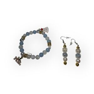 Christmas set bracelet x earrings